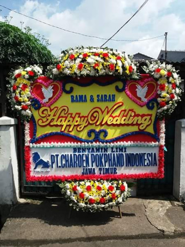 Karangan Bunga Pernikahan  di Merauke